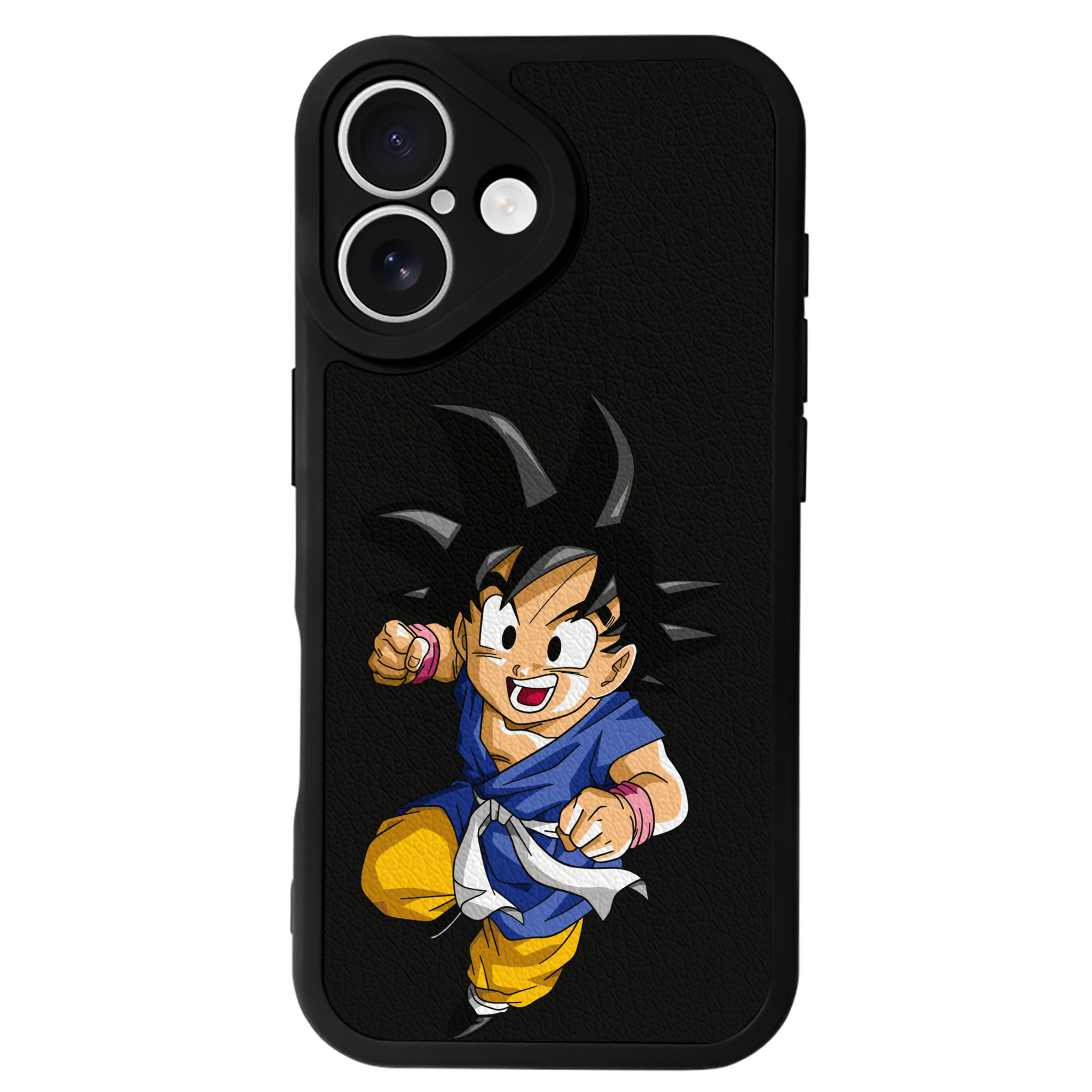 （画像用） ドラゴンボール 孫悟天 そん ごてん DRAGON BALL Son Goten 【iPhone 16シリーズ対応】シリコンスマホケース（レザー調） 材質：シリコン
